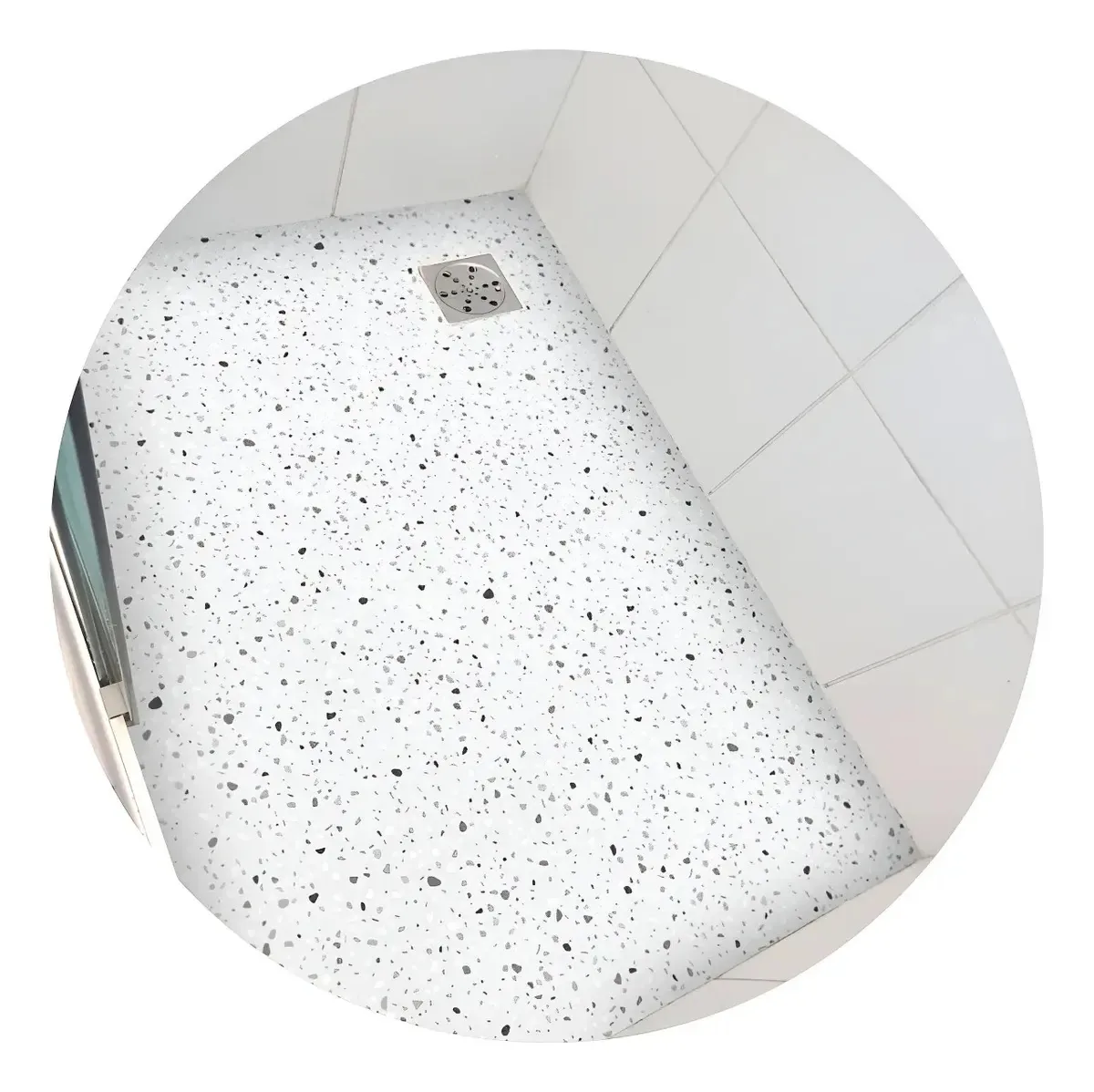 Adesivo Piso Box Granilite Terrazzo Cinza + Kit Instalação
