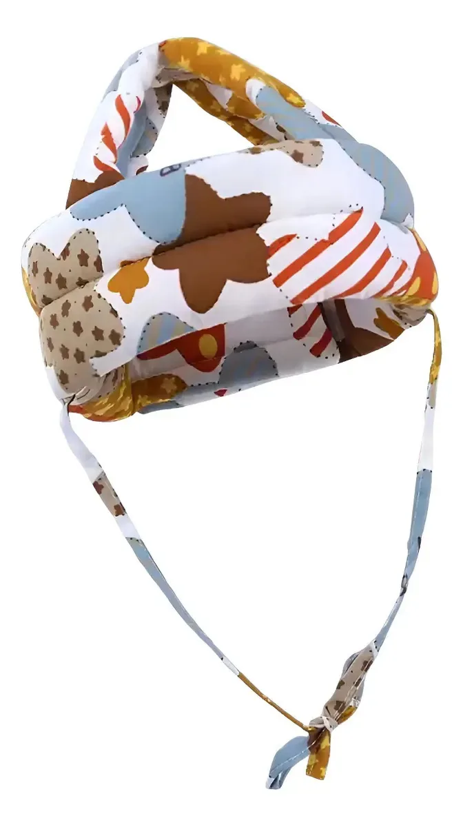 Capacete Segurança Proteção Cabeça Bebê Chapeu Infantil Branco