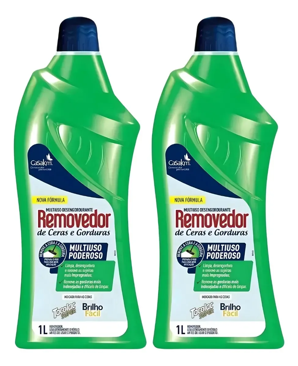 2 Unid. Removedor De Ceras Tacolac Casakm 1 L Porcelanatos