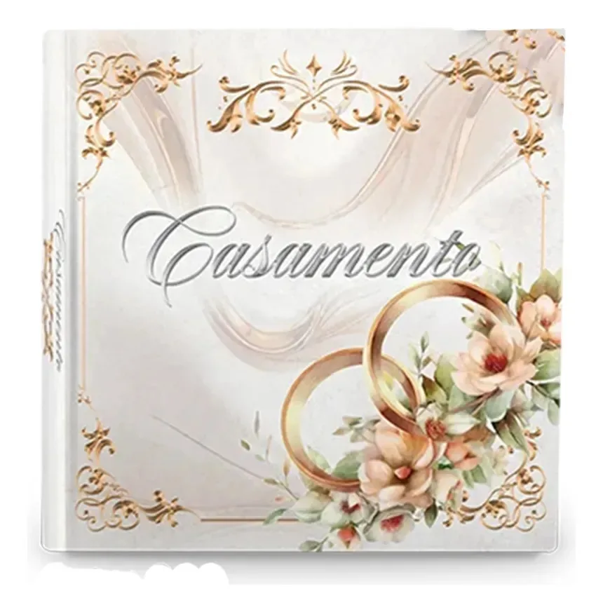 Álbum De Fotos Casamento 120 Fotos 15x21 Design 944