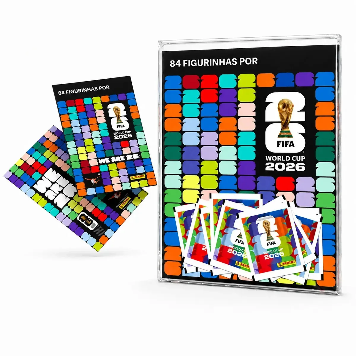 Kit 84 Figurinhas Copa Do Mundo Fifa 2026 100% Panini Blister