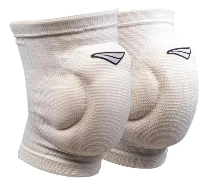 Joelheira Esportiva Penalty Indoor Pro XXV Tamanho G Cor Branco - Proteção Profissional para Vôlei, Futsal, Handebol e Esportes de Impacto Conforto e Ajuste Anatômico