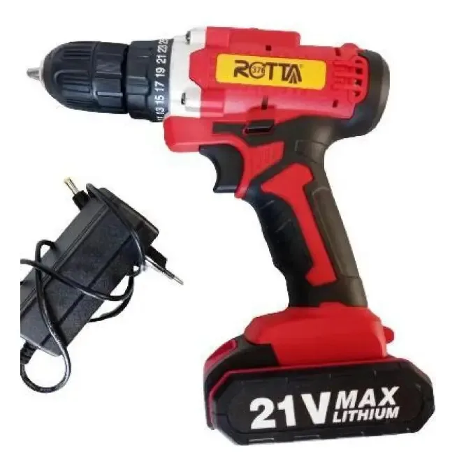 Furadeira E Parafusadeira Elétrica A Bateria 650 Rpm