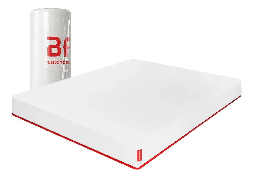 Colchão Casal 100% Espuma com Dupla Camada 138x188x18cm Max Prime Bf Colchões