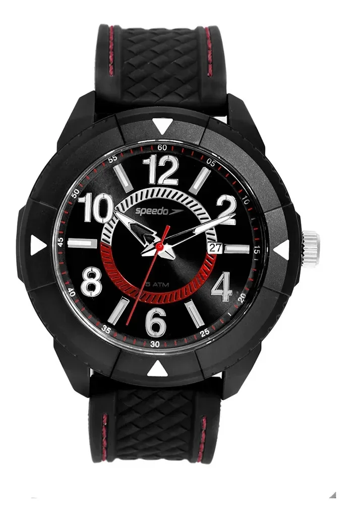 Relógio De Pulso Speedo Masculino 15116g0evnv1 Preto