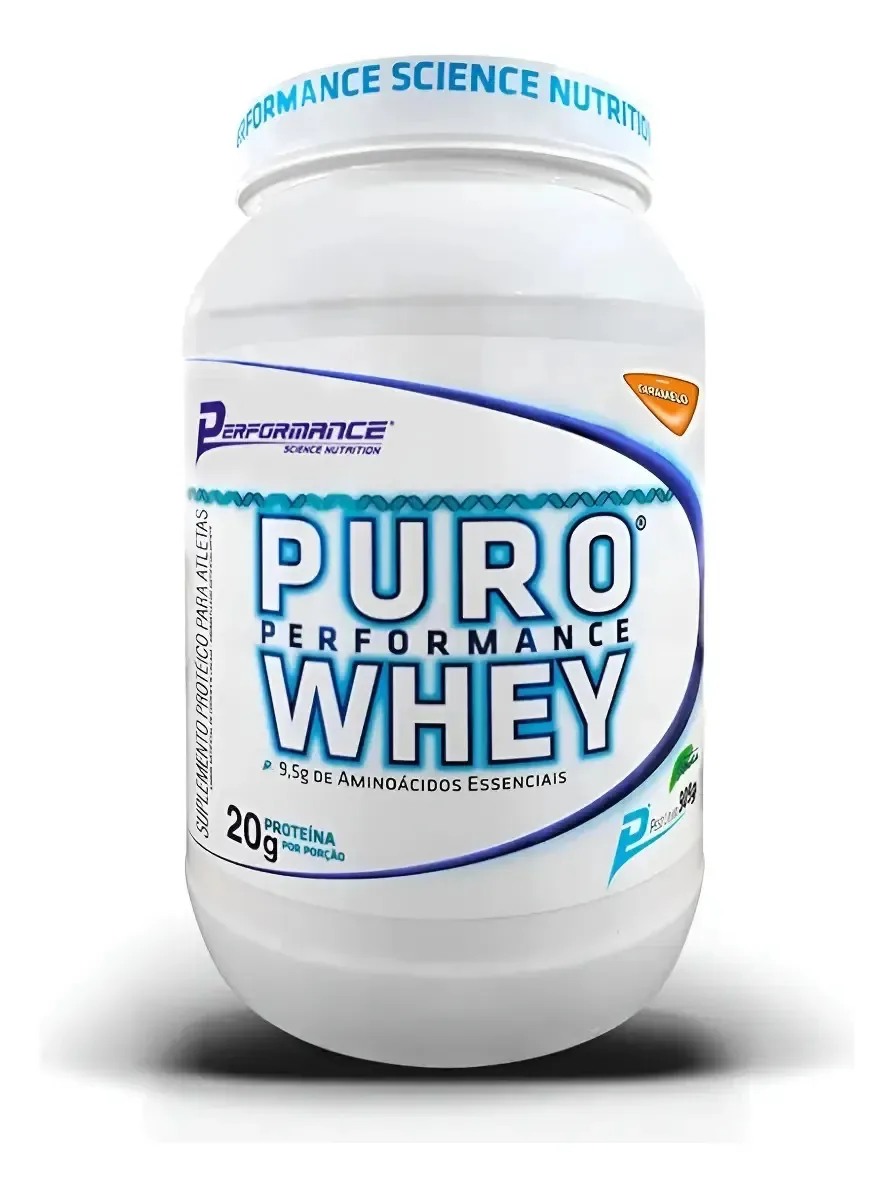 Puro Whey - Performance 909g Sabor Doce De Leite