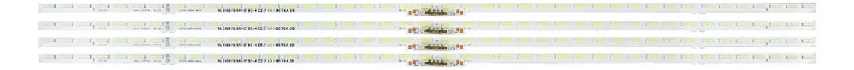 Kit Barras LED para TV Samsung UN75BU8000G, UN75AU8000G e UN75CU8000G de 75"