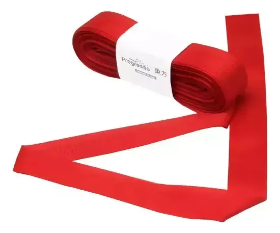Fita Gorgurão Progresso No5 22mm 10m Para Armarinho Vermelho Tomate 1354 Lisa