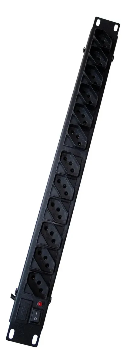 Filtro de Linha M Volts para Rack 19" com 12 Tomadas e Proteção Contra Sobrecarga