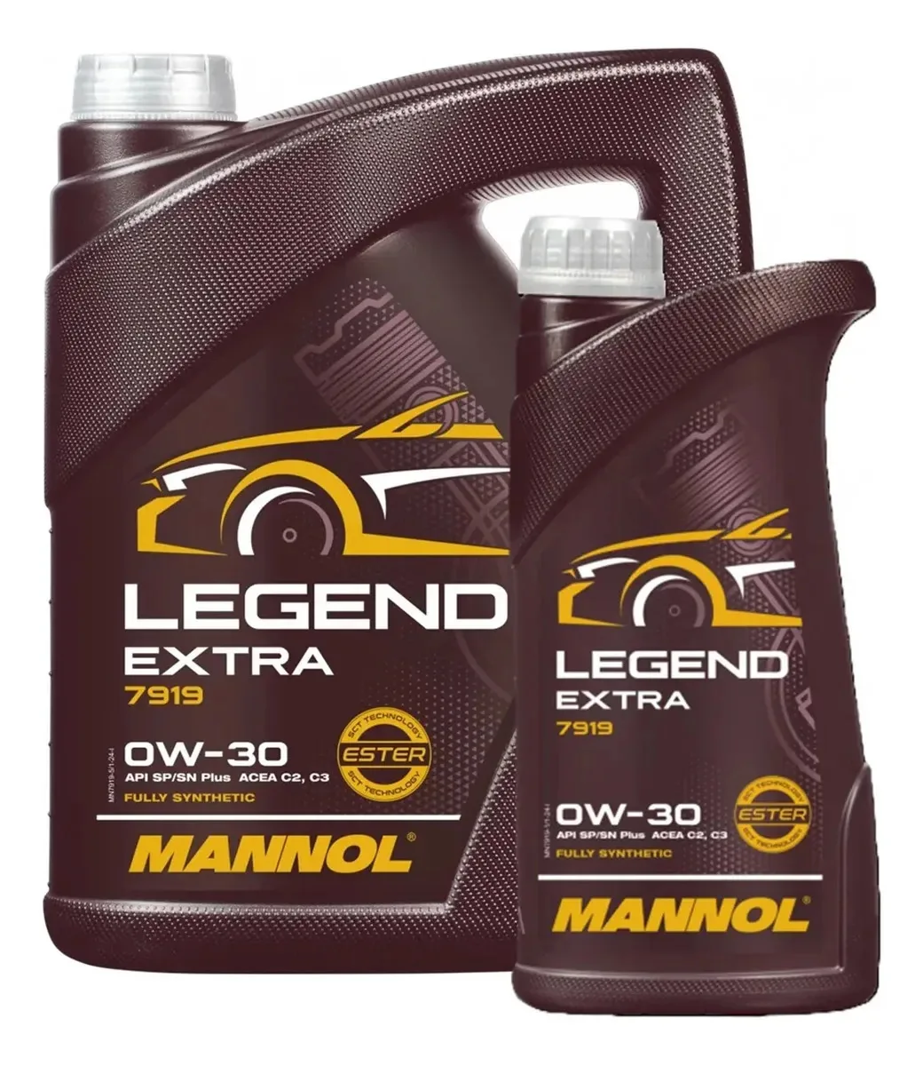 Óleo de motor sintético Legend Extra 0w30 Mannol 6lt