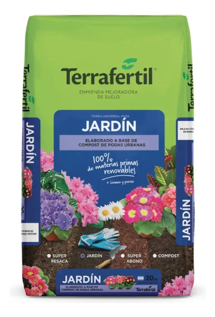 Substrato Terrafertil Jardin 50 Lt. Colheita completa