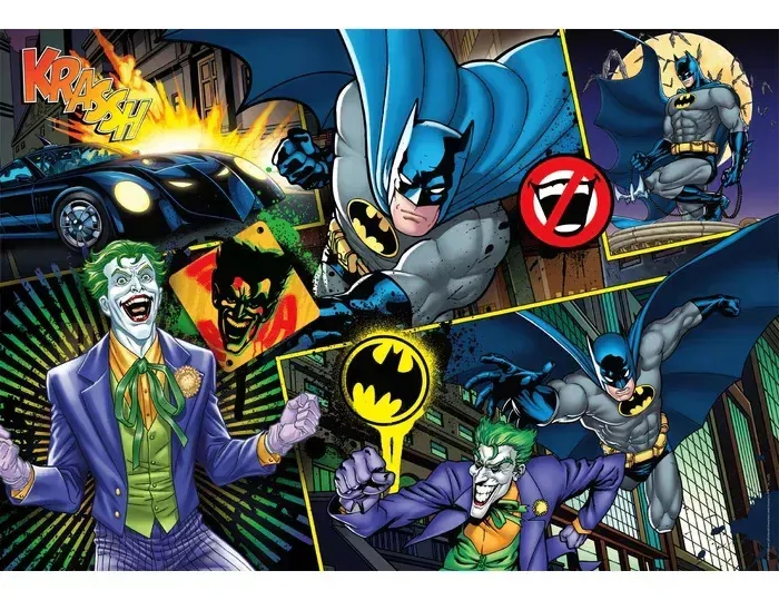 Quebra-cabeça Batman Clementoni de 104 peças para crianças