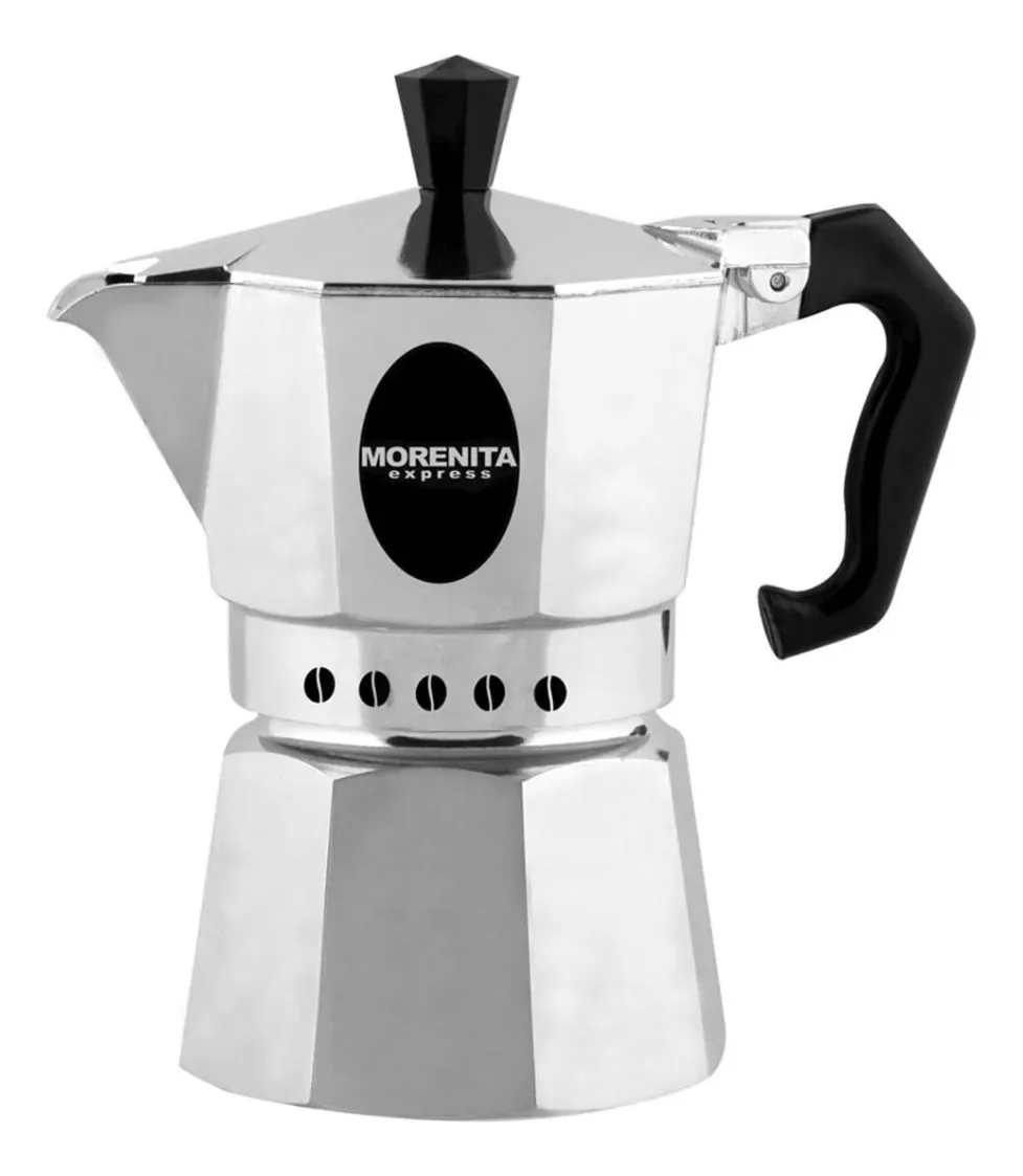 Cafeteira manual Moka Bialetti Morenita - prata