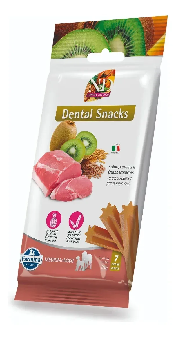 Petisco Dental N&d Tropical Cão Suíno 100g