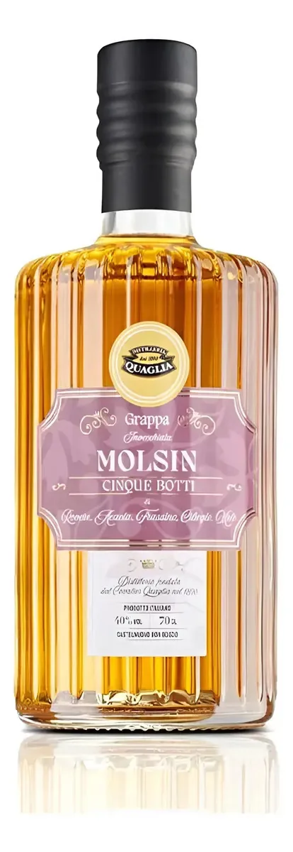 Grappa Italiana Molsin 5 Botti Quaglia 700ml