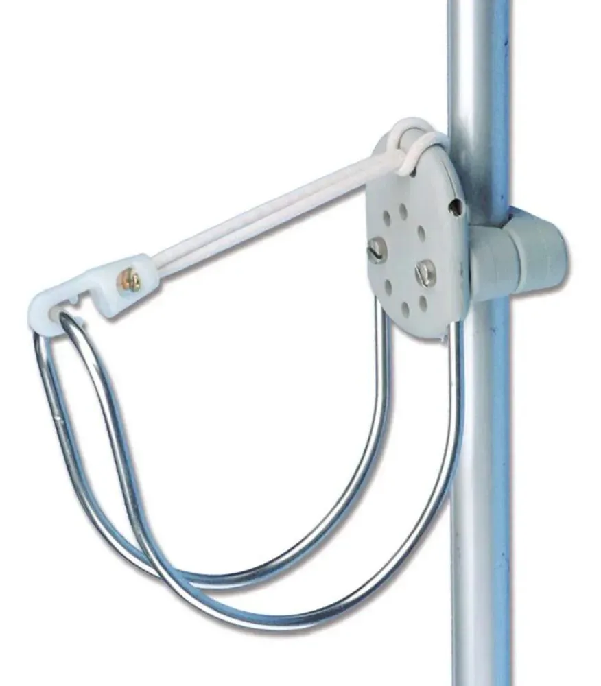 Suporte Boia Circular Inox Branco Guarda Mancebo