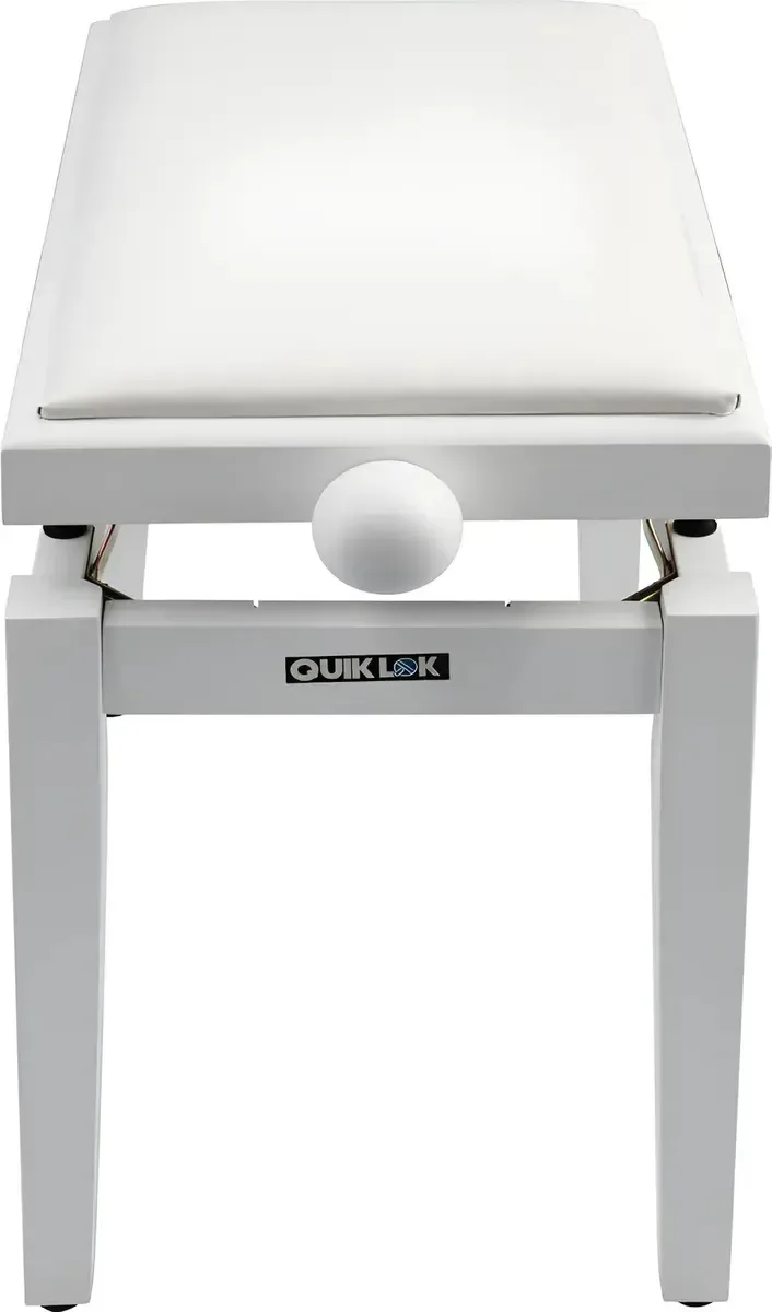 Banco de piano branco fosco Quiklok Pb/100Whs
