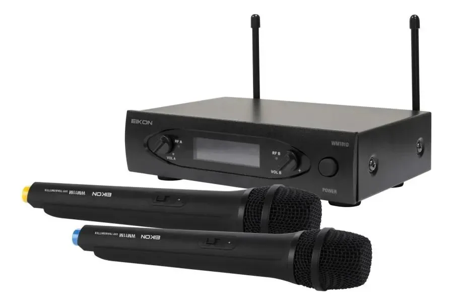 Kit de microfone sem fio Eikon modelo WM101DMv2aus