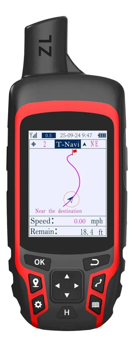 GPS portátil Niesahyan A6 para caminhadas, GPS Navigator Res. América do Norte