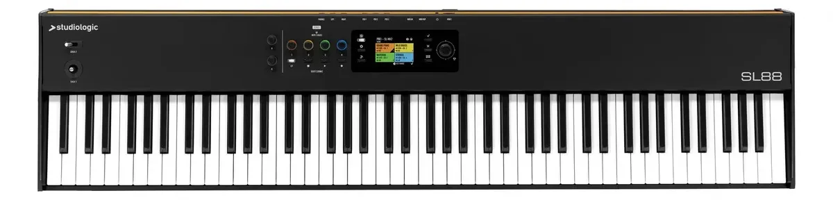 Controlador de piano Midi Studiologic Sl88 Mk2 Black