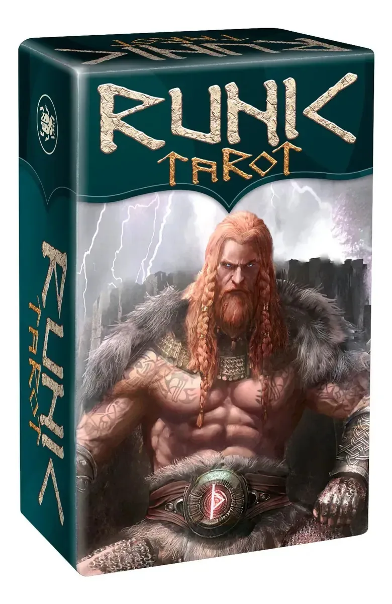 Mini Runic Runik Tarot: as cartas e o guia do Scrabble