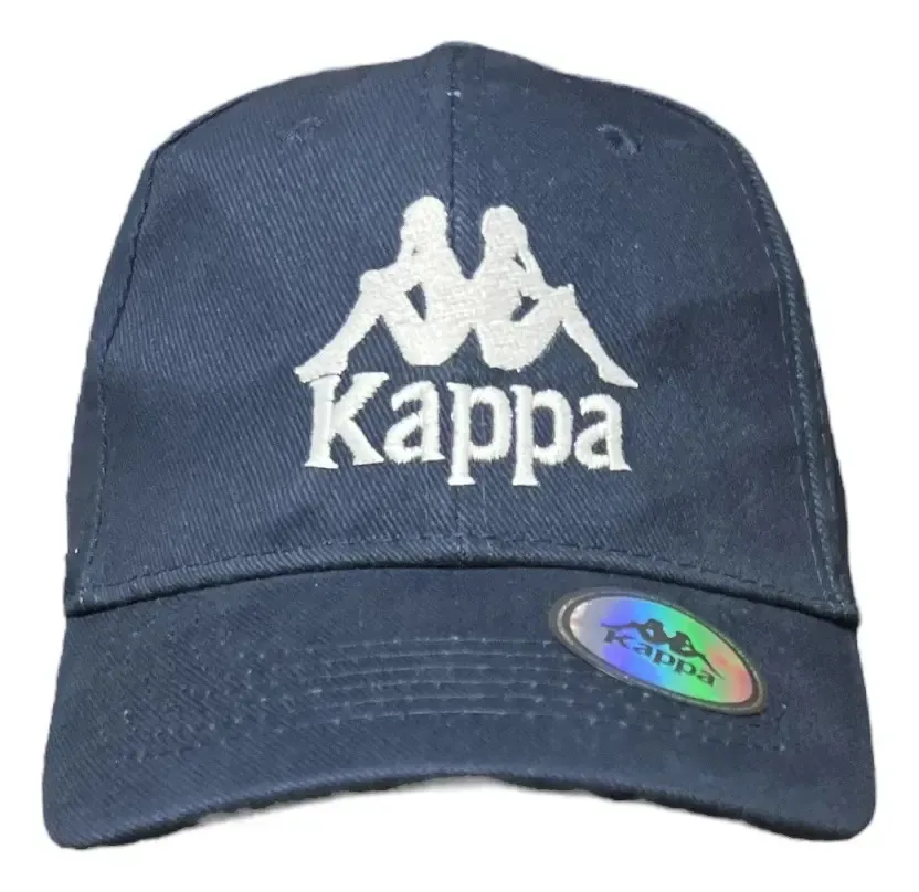 Bonés Kappa — cor azul, tamanho único para todos