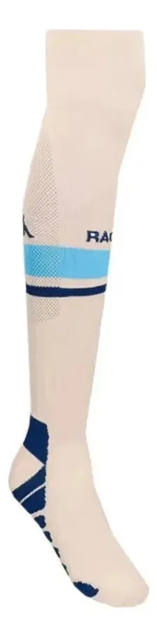 Meias de futebol masculinas Kappa Racing Spark Pro Beige Beige U