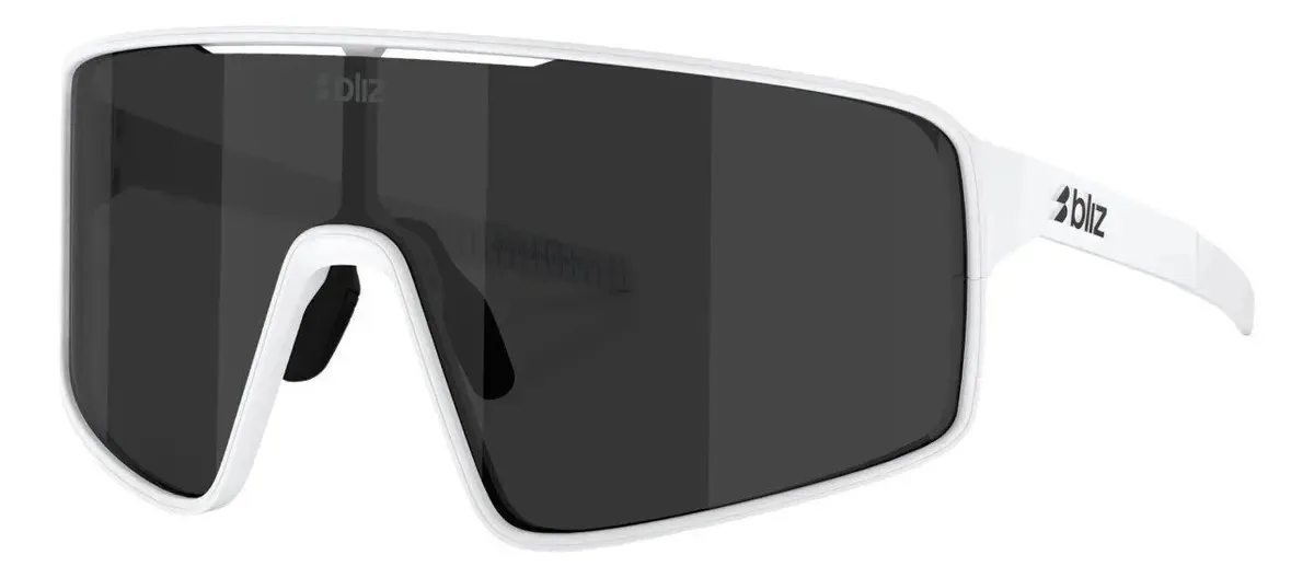 Óculos Esportivos Bliz P001 Branco com Lente Smoke Mirror