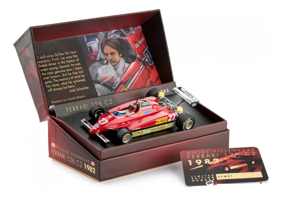 Autorama Policar Ferrari 126 C2 Gp Da Bélgica- G. Villeneuve