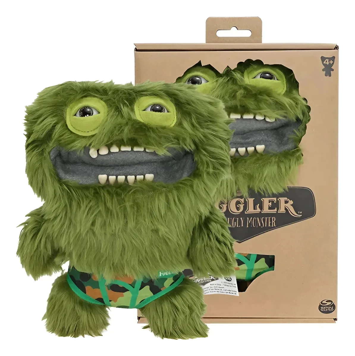 Brinquedos de pelúcia Big Fuggler Tooth Monster de 22 cm, calças Dive Color Mcgoo