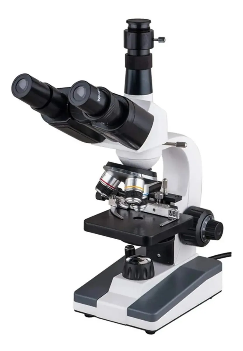 Microscópios de microscópio biológico Jksvtf, microscópio biológico trinocular XS-p116sm, microscópio biológico trinocular de laboratório, metal para ciências laboratoriais escolares