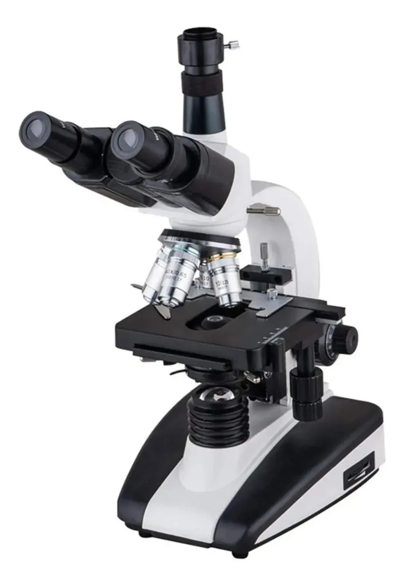 Microscópio científico Jksvtf para iniciantes, crianças, estudantes XSP300sm, microscópio de compostos biológicos trinoculares, ensino de metais com fonte de luz para educação em laboratório