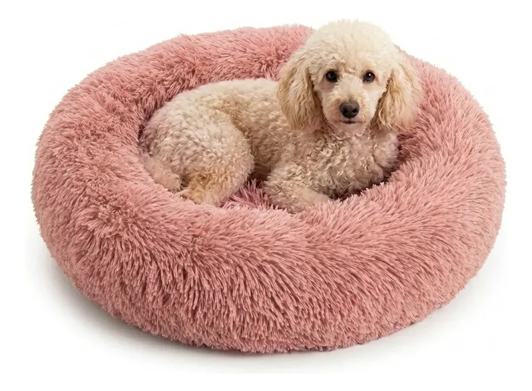 Casa para cãe tipo cama Beepaw Cucha Nido Peluche para raça pequena/média - rosa