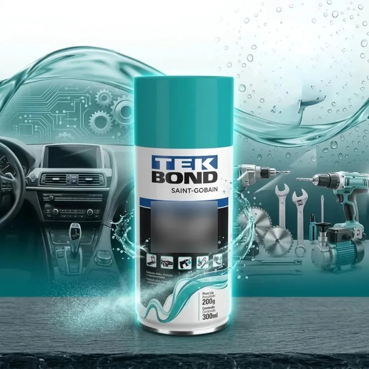 Silicone Líquido Spray 300ml Tekbond