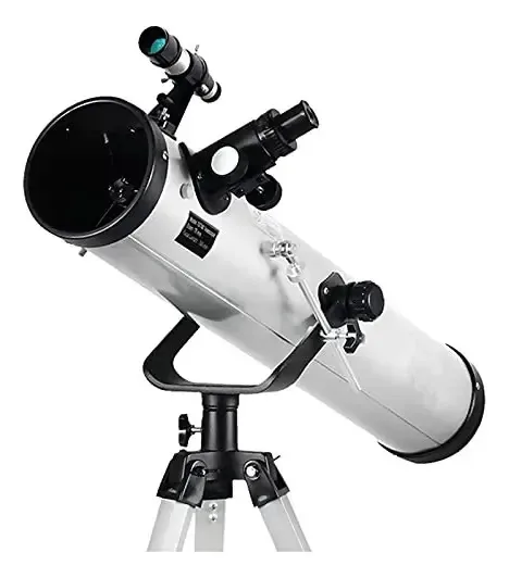 Telescópios Cutpoiy para astronomia, telescópio para crianças e iniciantes, telescópio de reflexão de calibre 125 mm, telescópio com tripé ajustável e localizador 5x24/4 (3)