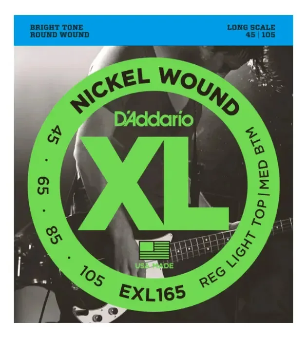 Cordas de baixo Daddario Exl165