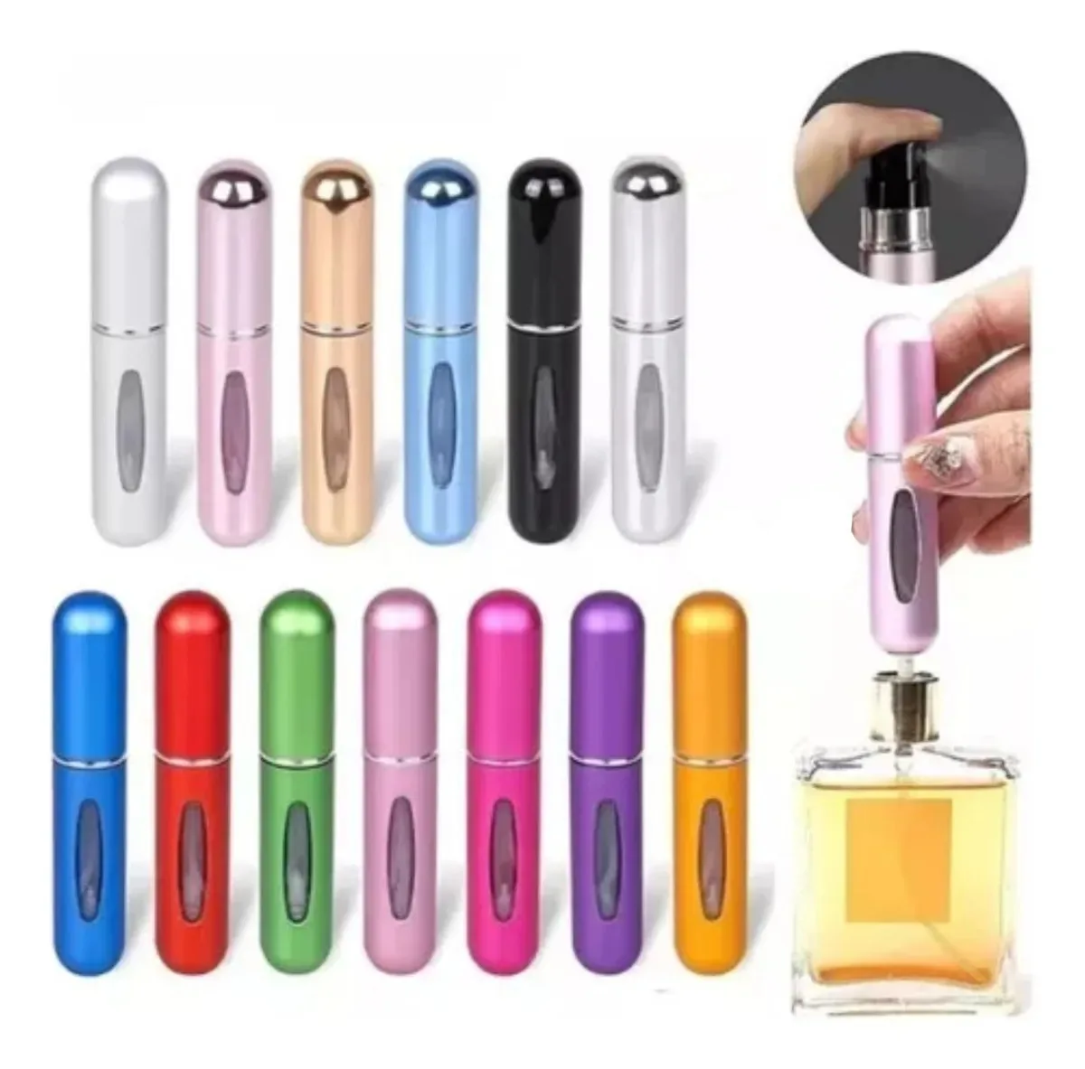 Suporte de perfume recarregável portátil 5