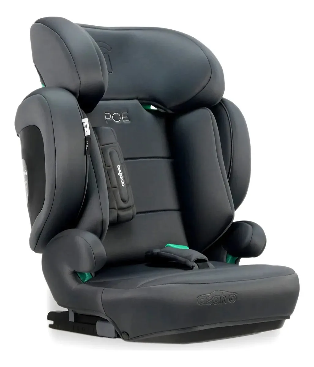 Cadeirinha de bebê Isofix Asalvo Poe Grey Poe Grey Grey