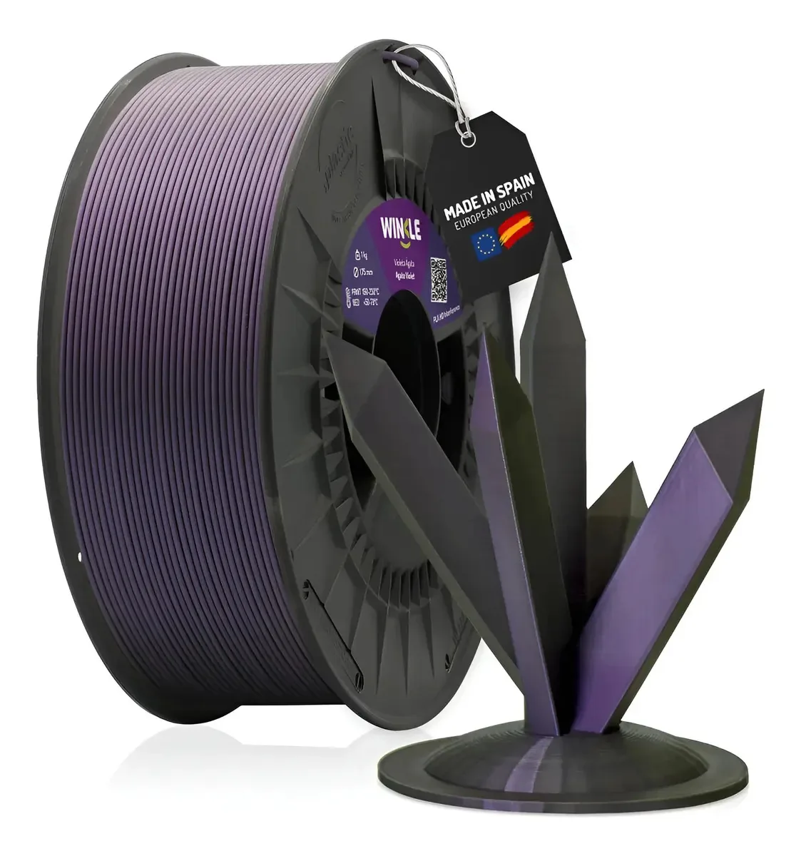 Filamento Impressao 3d Pla Metalizado Winkle 1kg Cor Violeta