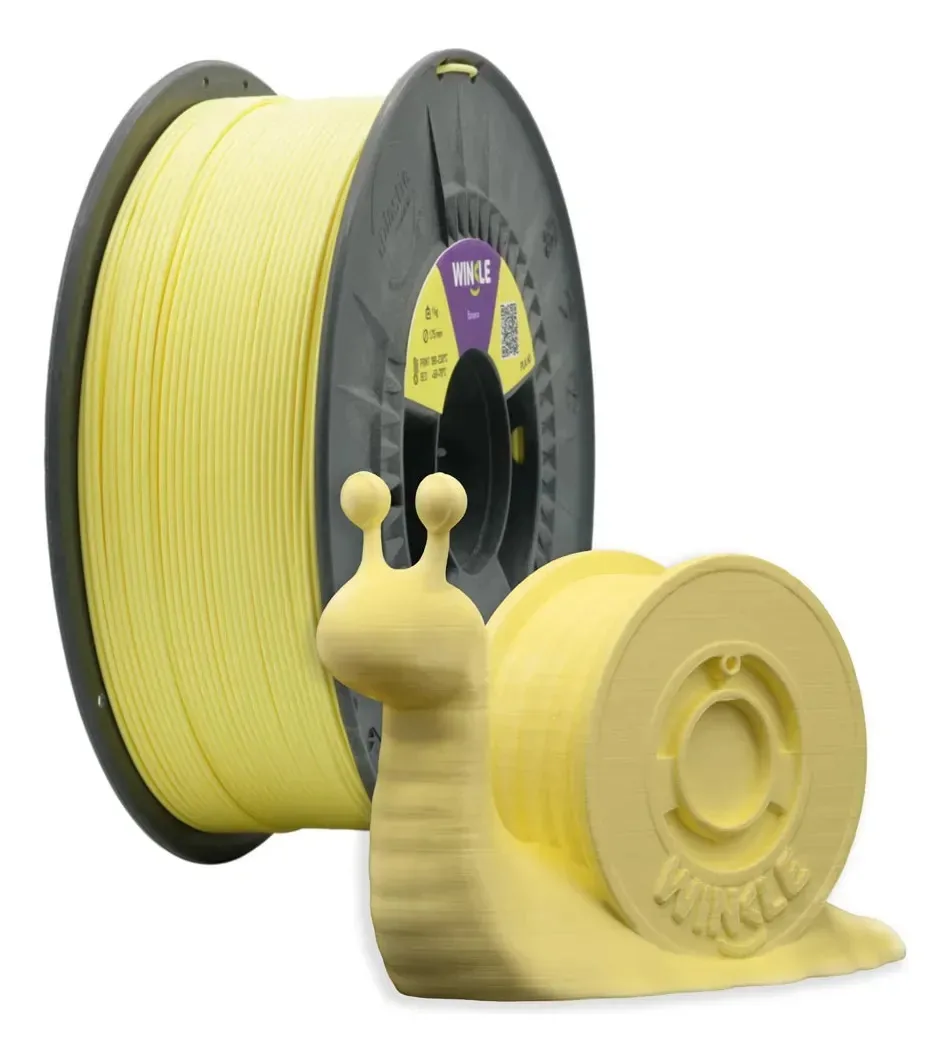 Filamento Impressao 3d Pla Pastel Winkle Amarelo Platano 1kg Amarelo