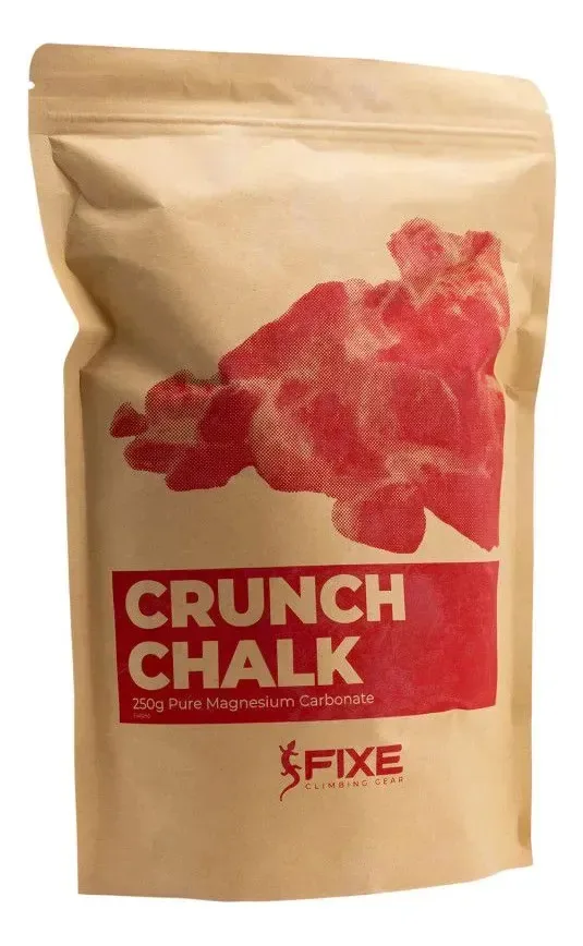 Saco de magnésio de escalada Fixe Crunch 250g branco
