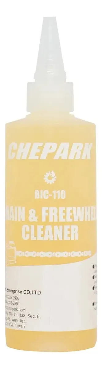 Desengordurante de limpeza de correntes Chepark Bic-100 120 ml amarelo