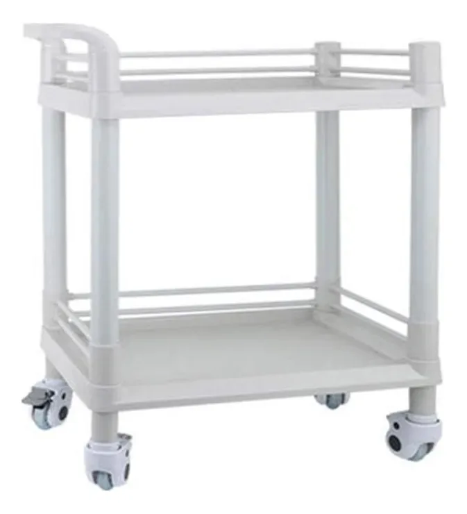 Caminhoneiros de armazenamento manual Aunevn, carrinhos de cozinha móveis, carrinho de ferramentas para salão de beleza, plástico ABS com alças, para spa, carrinho de armazenamento múltiplo
