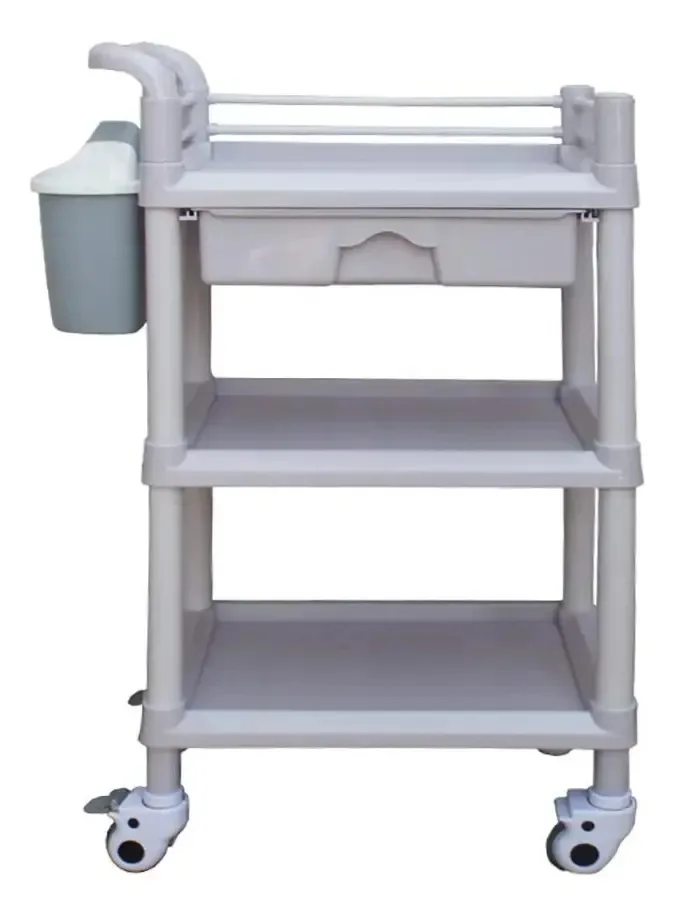 Aunven Tructors para armazenamento, carrinhos de cozinha móveis, gaveta de lixo de 3 polegadas, carrinho rolante de salão de beleza para, carga de 90 kg