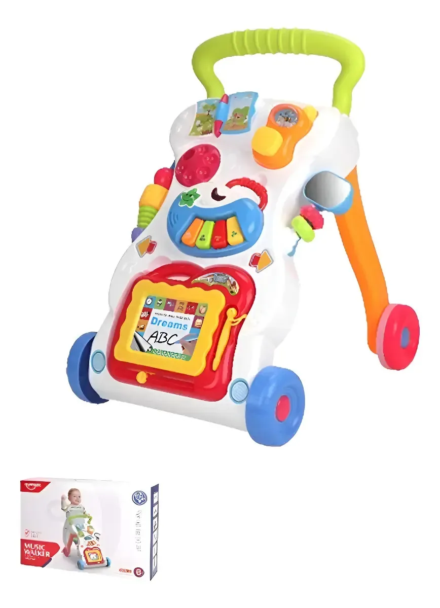 Brinquedo musical multicolorido Baby Walker