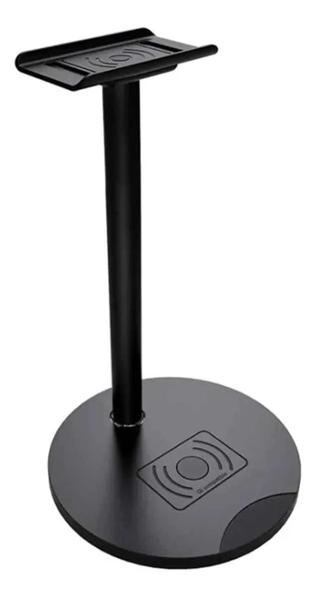 Fone de ouvido Uood, suporte universal, fones de ouvido de alumínio para jogos, fones de ouvido, telefone, pôsteres sem fio, mostrando a tela de suporte para uso de tamanhos de fones de ouvido