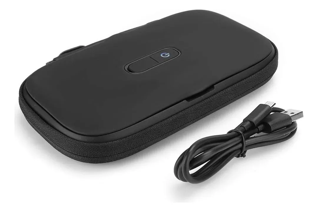 Caixa UV portátil Qinlorgo, caixa UV multifuncional, caixa UV doméstica portátil para chaves de carro com fones de ouvido