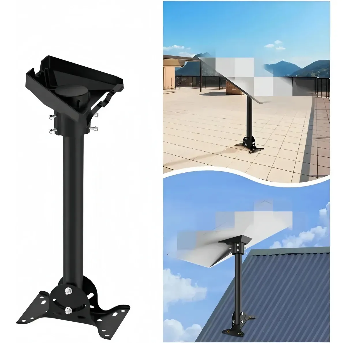 Kit de suporte magnético Auto Boat Caravan para Starlink Gen3 V4, base de teto Starlink, antena portátil Starlink, suporte magnético de teto superior com base Starlink V4 para veículos recreativos