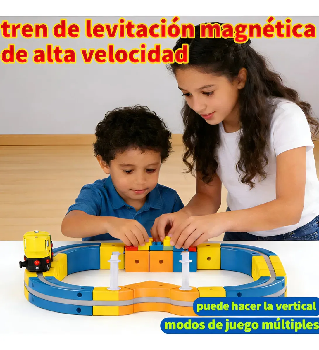 Trilha magnética criativa para pessoas pequenas