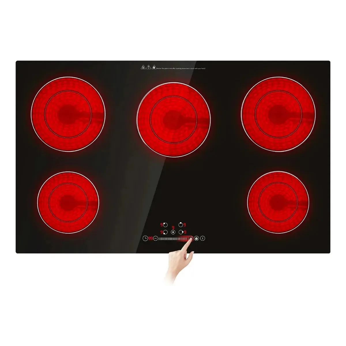 Fogão cooktop - DNBEMN 5 QUEMADORES cor preto - 5 queimadores